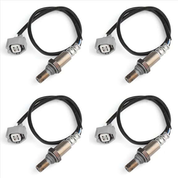 4X 4 Wire Front Upstream O2 Oxygen Sensor for X-TYPE 2.0 2.5 3.0 V6 XK XK8 XKR C2C7359 C2S2669,4 x Oxygen Sensor,Black