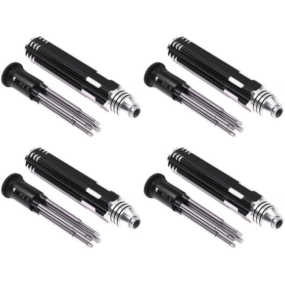 4X 4 in 1 Hexagon Hex Screw Driver Tools Set 1.5-3mm Fr RC Helicopter Car