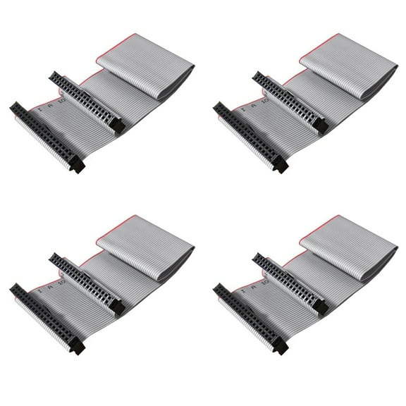 4X 40 Pin Replace Data Cable Female to Female IDE Cable Dual Row IDE Data Extension Cable 30cm for Server Hard Disk