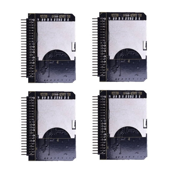 4X 44-Pin Male IDE to SD Card Adapter