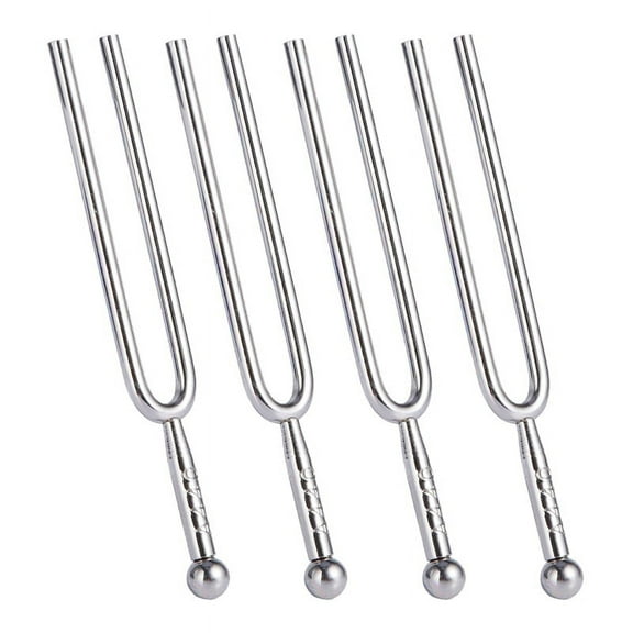4X 440Hz A Tone Stainless Steel Tuning Fork Tuner Tunning Musical Instrument Gift