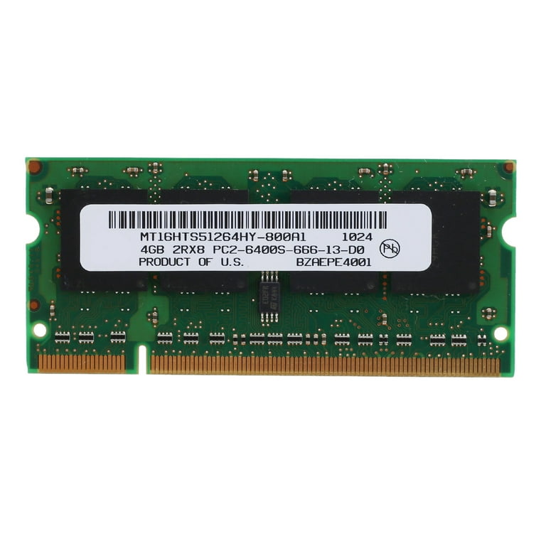 kind Du bliver bedre naturlig 4X（4GB DDR2 Laptop Ram 800Mhz PC2 6400 SODIMM 2RX8 200 Pins for Intel AMD  Laptop Memory） - Walmart.com