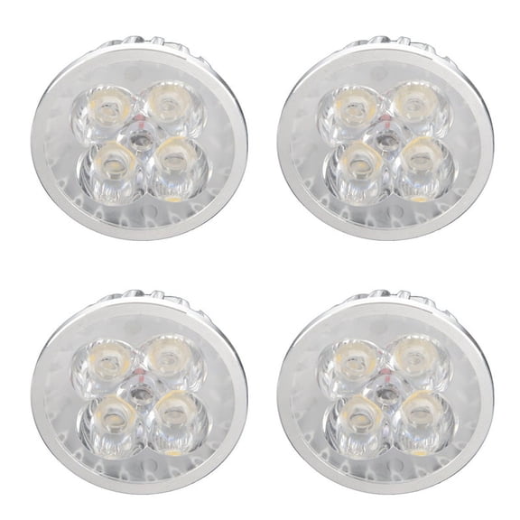 4X 4W Dimmable MR16 LED Bulb/3200K Warm White LED Spotlight/50 Watt Equivalent Bi Pin GU5.3 Base/330 Lumen 60 Degree