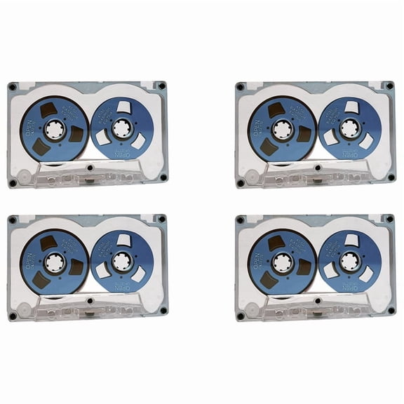 4X 55 Minute Blank Tape Disk Double-Sided Metal Small Open Disk Blank Cassette Tape Tape Disk, D