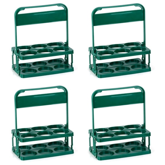 4X 6 Holes , Portable BBQ Beer Jar Holders, Basket for and Organisation