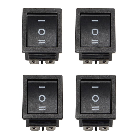 4X 6-Terminals 3 Position ON//ON DPDT Boat Rocker Switch 16A 250VAC 20A 125VAC