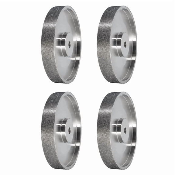 4X , 6Inch Dia X 1Inch Wide, with 1/2Inch Arbor,  Grinding Wheel for Sharpening HSS, 80 Grit