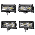 thumbnail image 1 of 4X 7 Inch 120W Combo LEDLight Bars Spot Flood Beam for Work Driving Offroad Boat Car Tractor Truck SUV ATV 12V 24V, 1 of 7