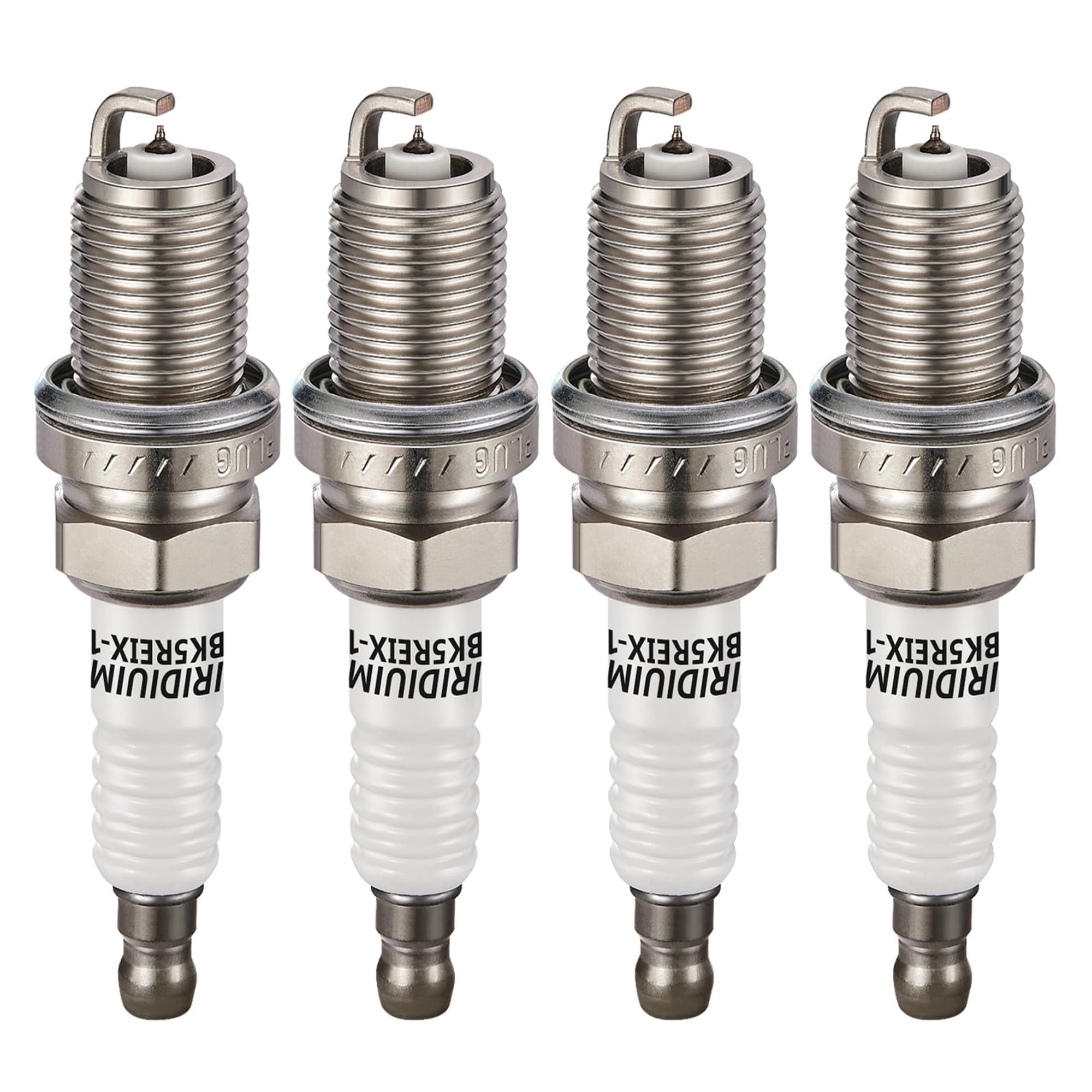 SPEEDWOW 7090 Iridium Spark Plugs 4 Pack Compatible With Chevy Geo Eagle Accent Sonata Elantra Sebring Altima Sentra xA xB 1.5L 1.6L 1.8L 2.0L 2.4L 2.7L L4 Engine Replacement for BKR5EGP Spark Plug