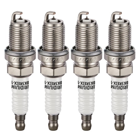 SPEEDWOW 7090 Iridium Spark Plugs 4 Pack Compatible With Chevy Geo Eagle Accent Sonata Elantra Sebring Altima Sentra xA xB 1.5L 1.6L 1.8L 2.0L 2.4L 2.7L L4 Engine Replacement for BKR5EGP Spark Plug