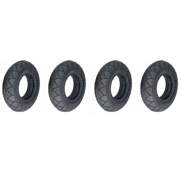 4X 8 Inch Electric Scooter Tire 200X50 Tubeless Solid Tire for Emicro Electric Scooter