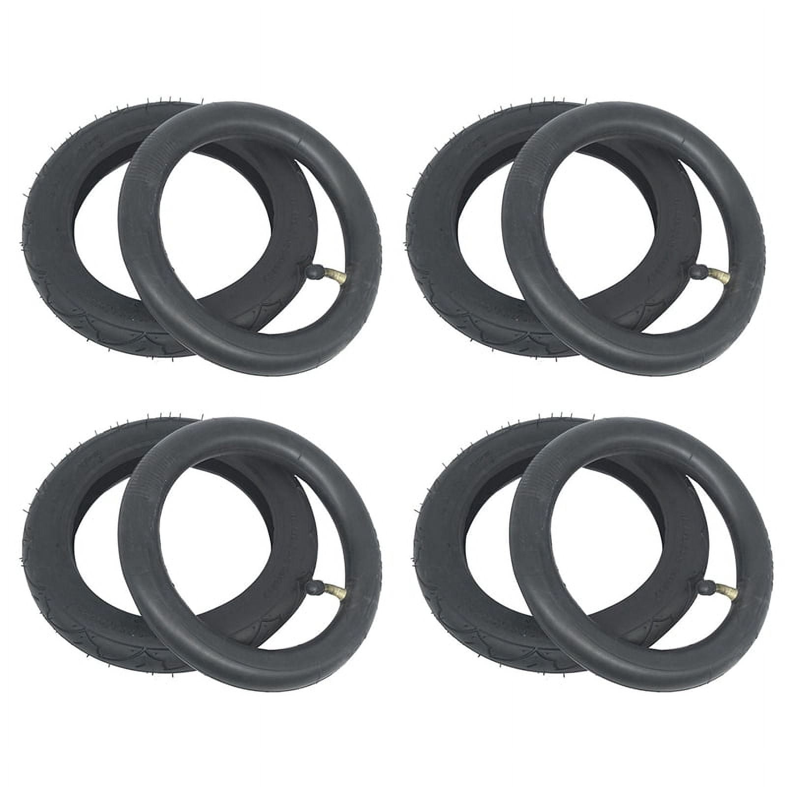 4X 8 Inch Tyre 8X1 1/4 Scooter Tire & Inner Tube Set Bent Valve Suits
