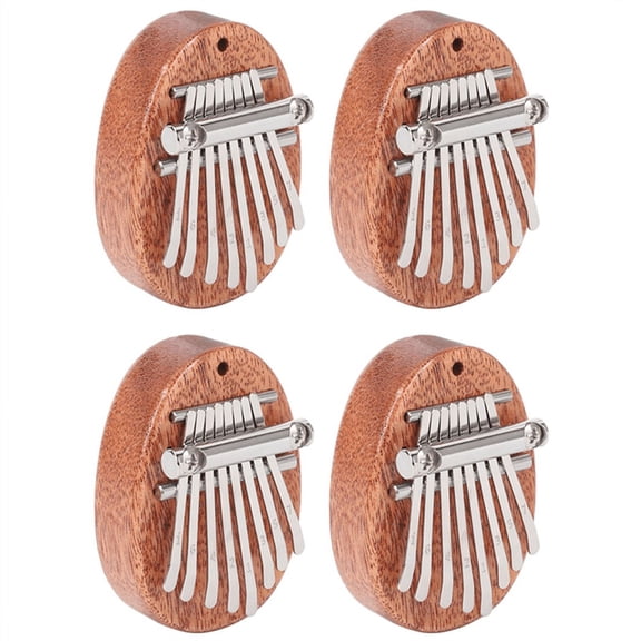 4X 8 Key Mini Kalimba Exquisite Finger Thumb Piano Marimba Musical Good Accessory Pendant Gift