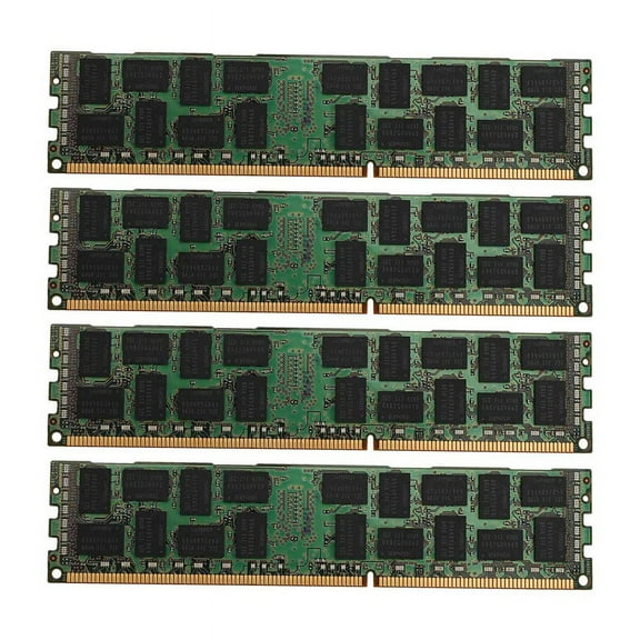 4X 8GB DDR3 1333MHZ Ecc Ram Memory PC3L-10600R 1.35V 2RX4 REG Ecc RAM for Server Workstation,4 x RAM,Green