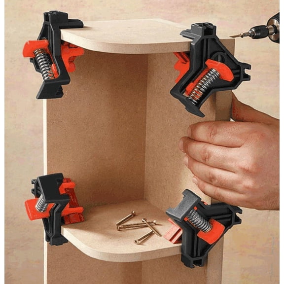 4X 90 Degree Right Angle Corner Clamp Woodworking Wood For Kreg Jigs Clamps Tool