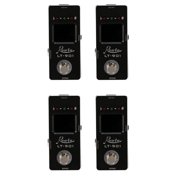 4X -901 Effect Pedal Mini Chromatic True Bypass Lcd Display Digital Pedal Guitar Parts Accessories