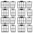thumbnail image 1 of 4X 9991467-R4 Ultra Fine Filter Panels for Pool Cleaner Parts Active 20,Active 30,Explorer E30, Filter, 1 of 7