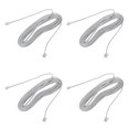 thumbnail image 1 of 4X 9M 30Ft RJ11 6P2C Modular Telephone Phone Cables Wire White, 1 of 3