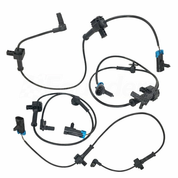 4X ABS Wheel Speed Sensor Front&Rear For Silverado1500 Tahoe GMC Yukon LH + RH