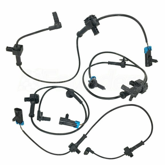 4X ABS Wheel Speed Sensor Front&Rear For Silverado1500 Tahoe GMC Yukon LH + RH