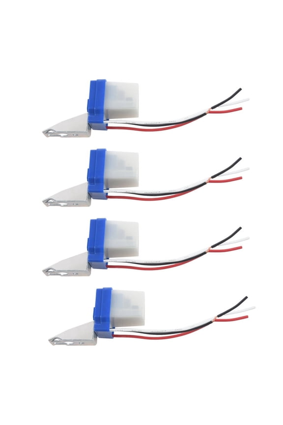 4X AC DC 12V 10A Automatic Lamp Switch Light Sensor Switch