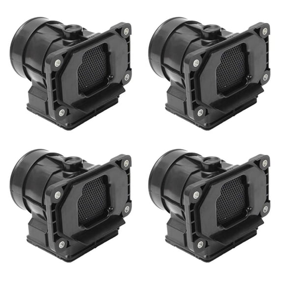 4X AFS Sensor Mass Air Flow Meter Sensor for Pinin Montero IO EX MD343605,4 x flow meter,black