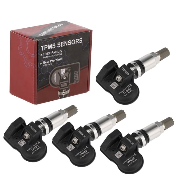 4X ALL IN 1 Universal Programmable TPMS Sensor 315&433MHz METAL Stem For Autel