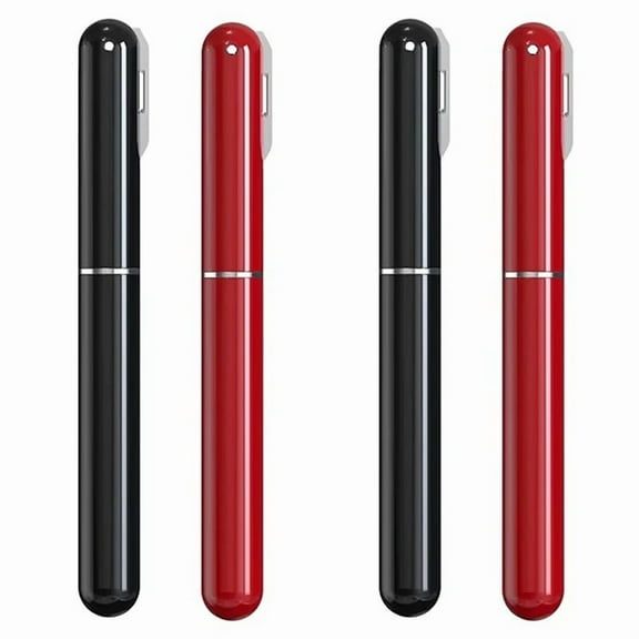 4X Air Pump Wine Bottle Opener Pen Portable Plastic Cork Remover Safety Wine Pneumatic Bottle Opener Needle Red+Black