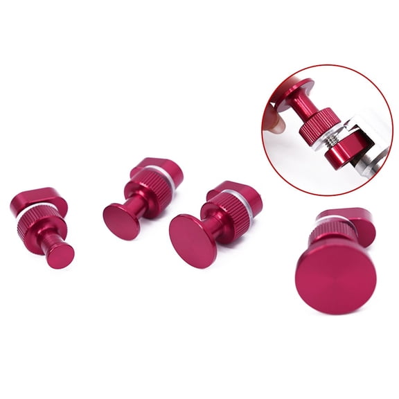 4X Aluminum Alloy Dent Puller Tabs For Car Repair Round Joint Removal Tool For Effective Patching And Restoration