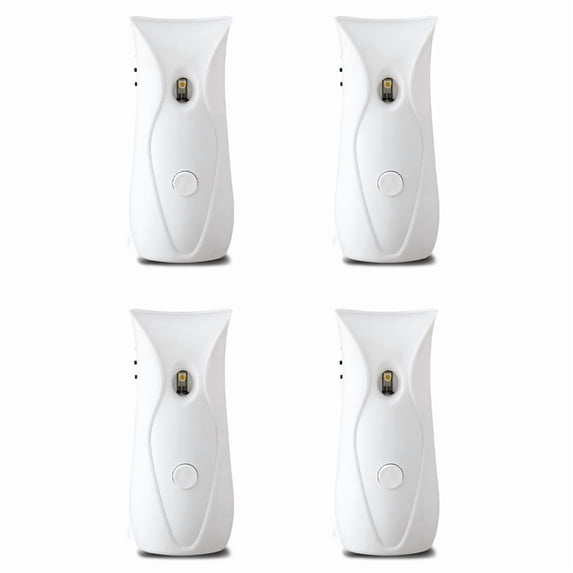 4X Automatic Air Freshener Dispenser Bathroom Timed Air Freshener Wall Mounted, Automatic Scent Dispenser for Home
