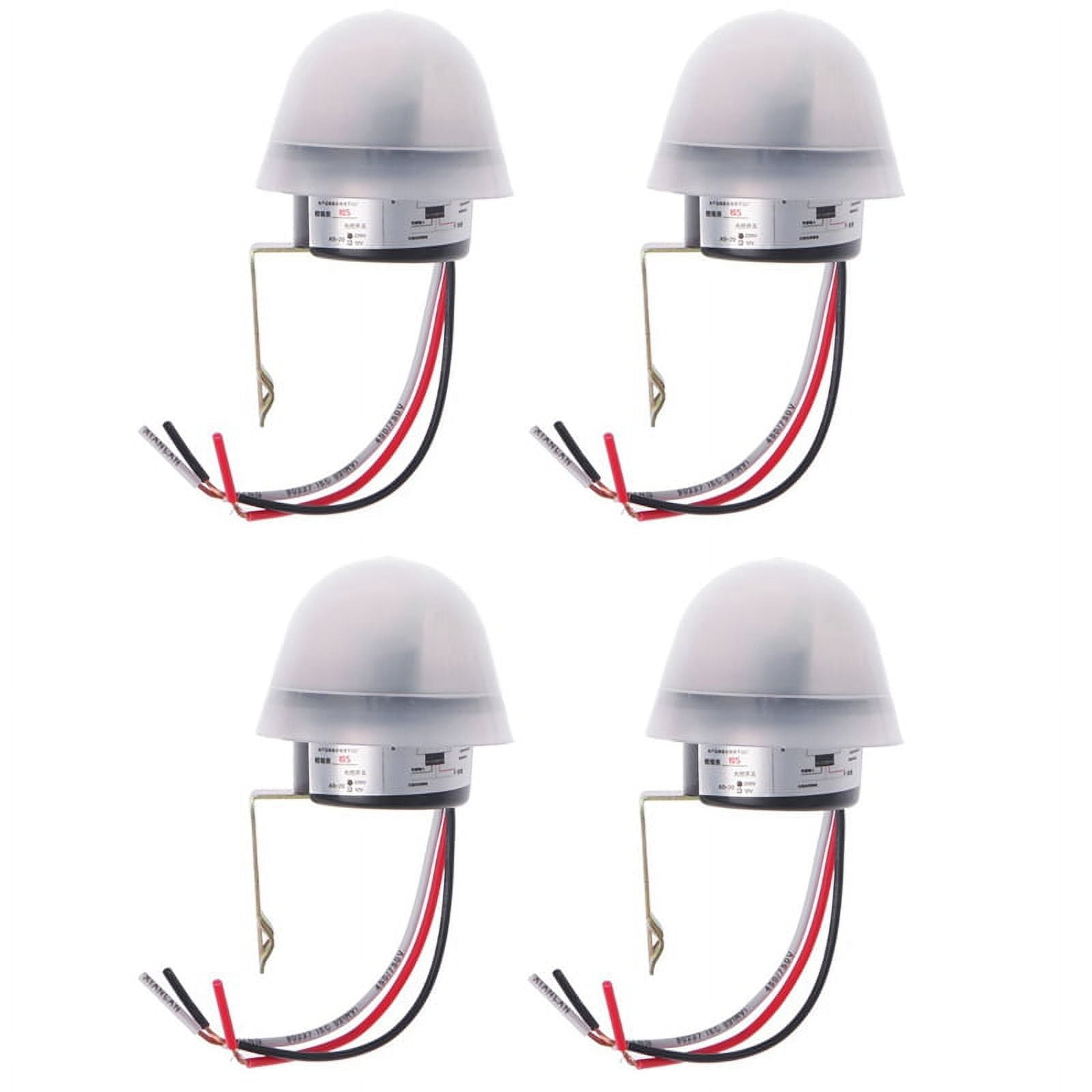 4X Automatic Auto On Off Photocell Street Light Lamp Switch C AC 220V ...