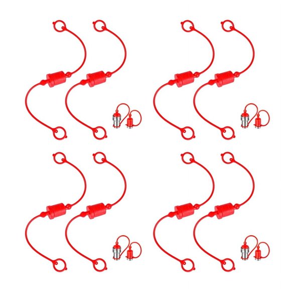 4X -B 1/2 Hydraulic Quick Coupler Male Dust Cap and Female Plug Cover, Fits Hydraulic Quick Disconnects Coupler