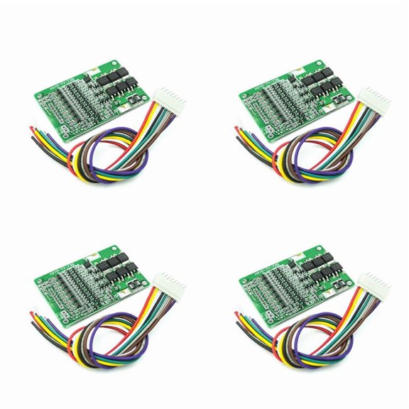 4X Battery Protection Board Balance 29.4V 7S 20A Lithium 18650 Protection Board