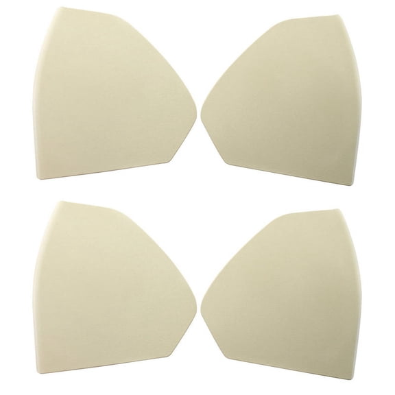 4X Beige Car Front Door Plastic Cover Trim Shell for E-Class W211 2003-2009 2117270148 2117270248,4 * Front Door Plastic Cover Trim(Left+Right),Beige