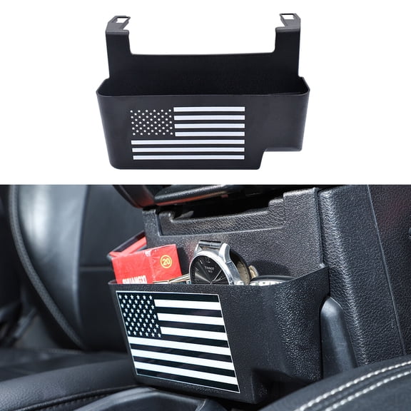 4X Black Armrest External Storage Box For Jeep Wrangler JL Gladiator JT 2018-2024