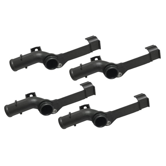 4X Black Plastic Engine Water Pipe to Cylinder Head Fit for C230 W203 M271 A 2712001352,4 x Engine Water Pipe,Black
