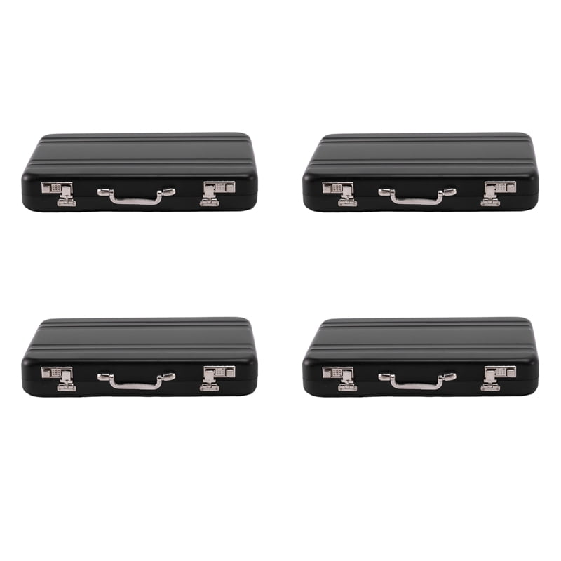 4X Business Card Case Mini Carry Case Card Case Card Password Case Only Used for Card Business Cards, Etc. Black