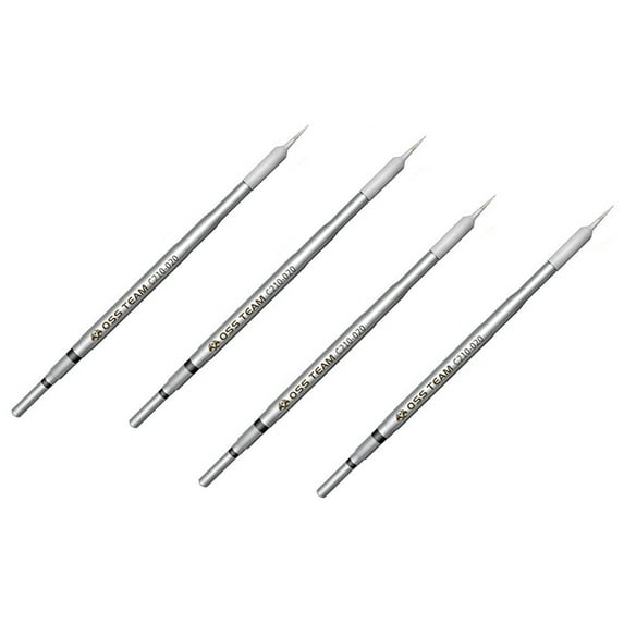 4X C210 Series Soldering Tip Lead-Free Solder Welding for T210 Handle for Sugon T26 T26D Soldering Station(020)