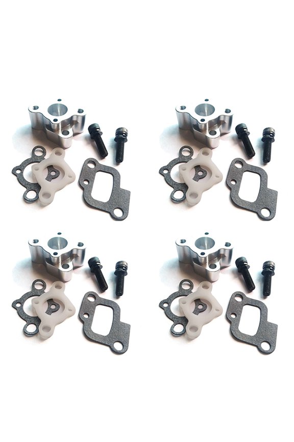 4X CNC Intake Manifold Set for 23-30.5Cc Gas Engine Baja 5B 5T 5Sc 5Ive-T Rovan Motor