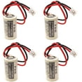 thumbnail image 1 of 4X CR14250SE 3V Battery with Plug for FDK CR14250se 1747-AB 1/2AA Battery CJ1W-BAT01 PLC Battery, 1 of 6