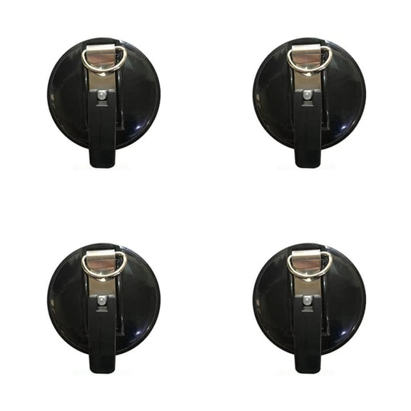 4X Camping Awning Suction Cup Multifunctional Car Suction Cup with Strong S Hook Fixed Rear Curtain Suction Cup A