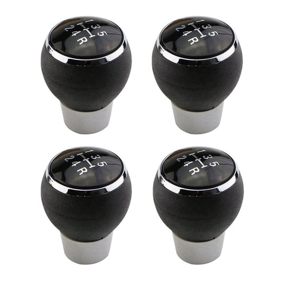 4X Car 5 Speed Gear Head Shift Knob MT Handball for EX ASX V3 V5 V6,4 x Gear shift knob head,black