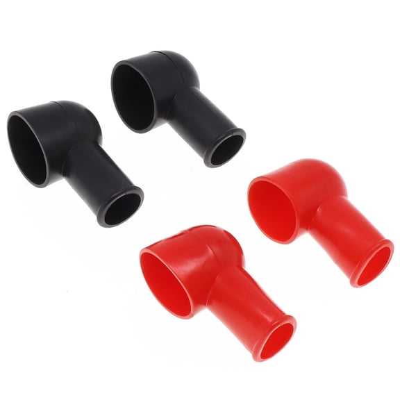4X Car Battery Insulation Covers Red Black Terminal Protection Rubber Covers