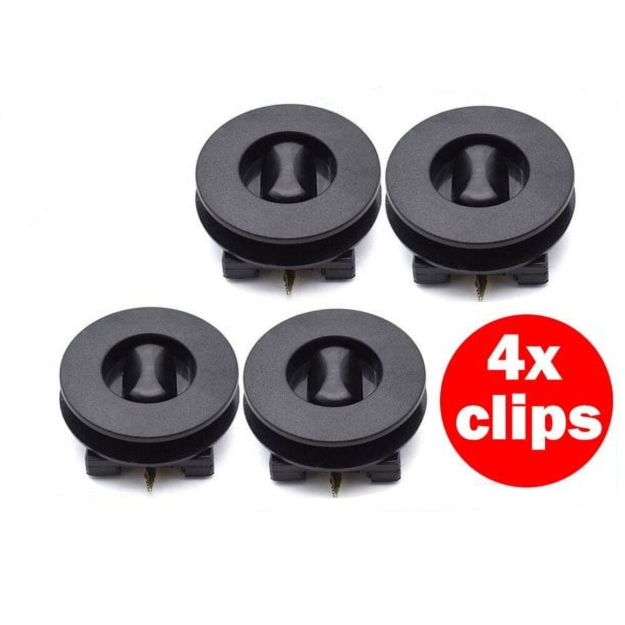 4X Car Floor Mat Clips Carpet Fixing Retainer Universal Grips Clamps Holders  PVC 
