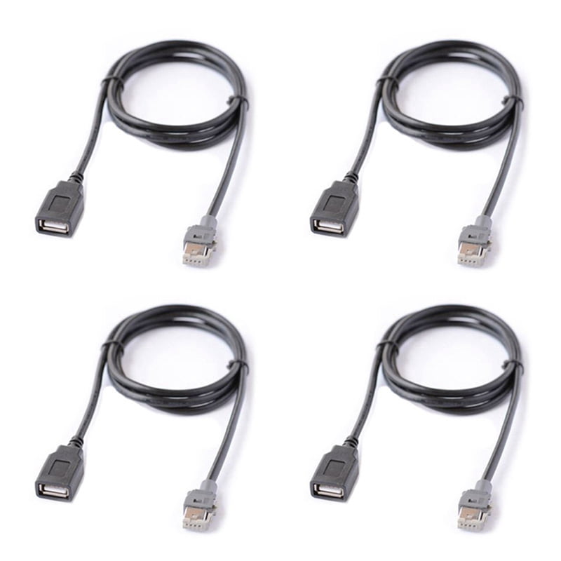 4X Car Media Head Unit USB Interface Cable Adapter for MISTRA,4*USB ...