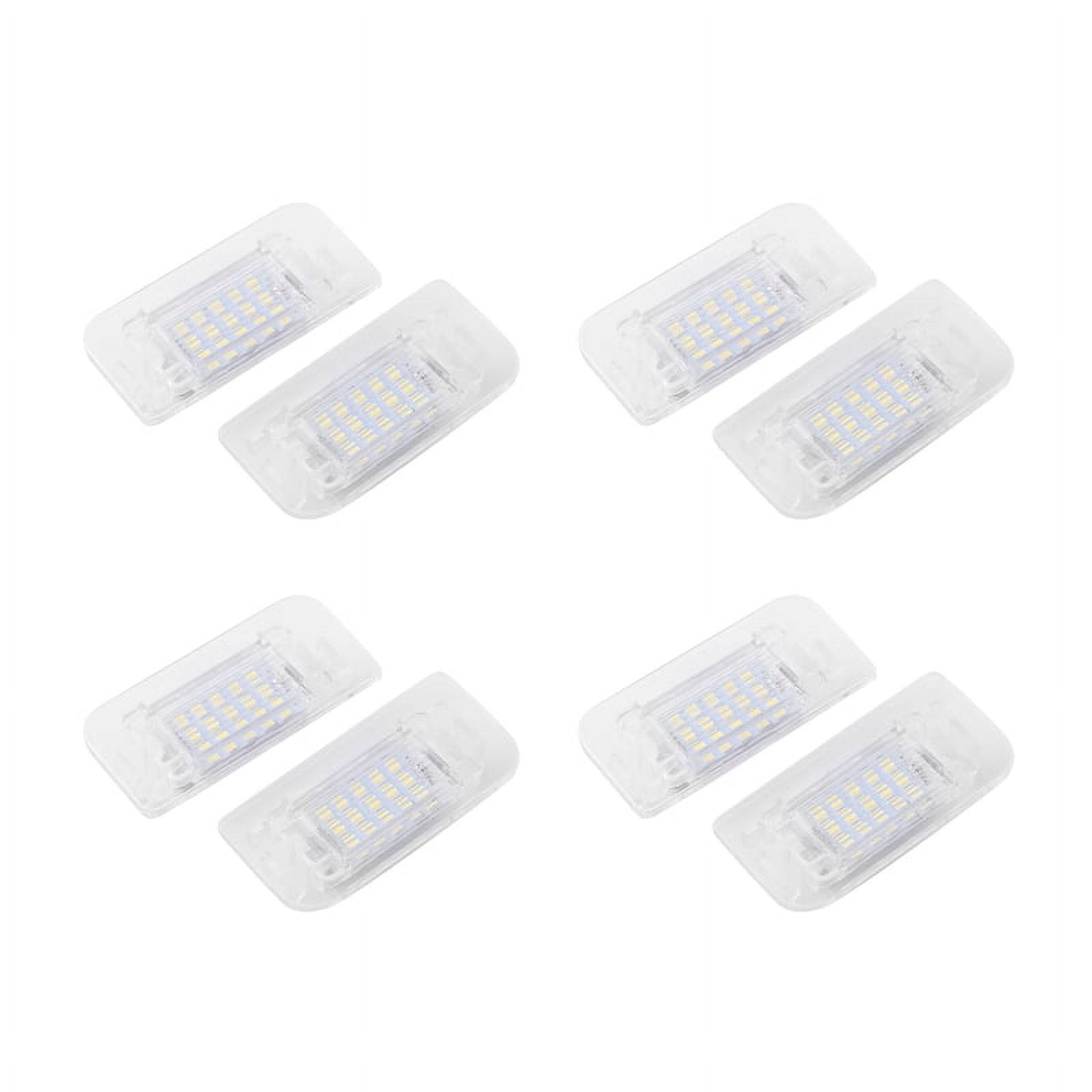 4X Car Tail Light is Suitable for W242 W246 B- LED License Plate Light A2468201566 PZ168,8 x License Plate Light,White