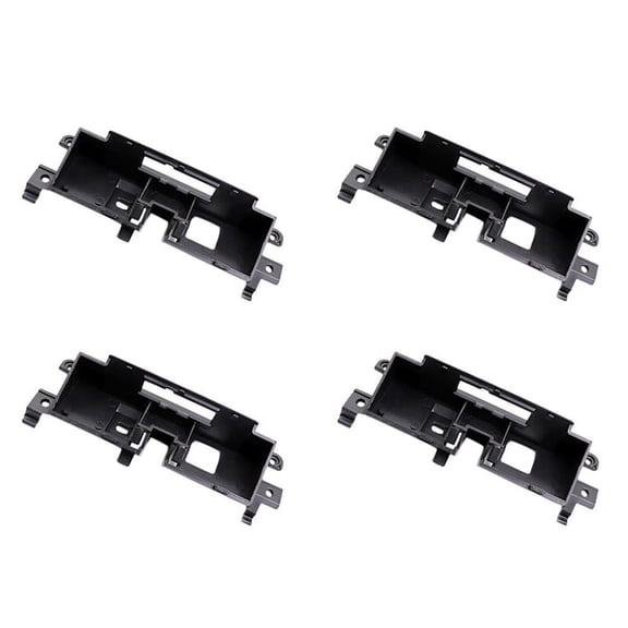 4X Car Trunk Switch Button Holder Case Base Bracket Key Plate Garnish Frame for 2008-2013,4 x Rear Trunk Switch Bezel bracket,Black