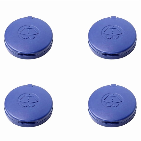 4X Car Windshield Wiper Washer Cover Windshield Washer Fluid Cover for C4/DS5/Dispatch/Berlingo/Jumpy,4 x Windshield washer fluid cover,blue