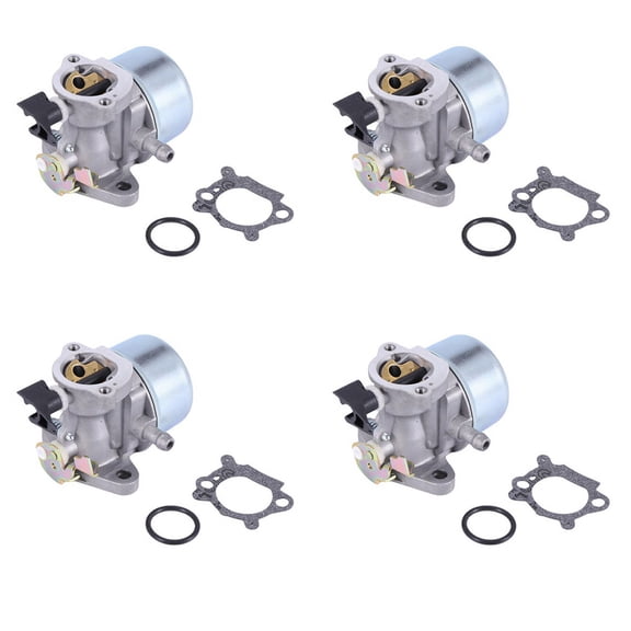 4X Carburetor with Gasket O- for & Stratton Quantum 498965 Engine Replacement