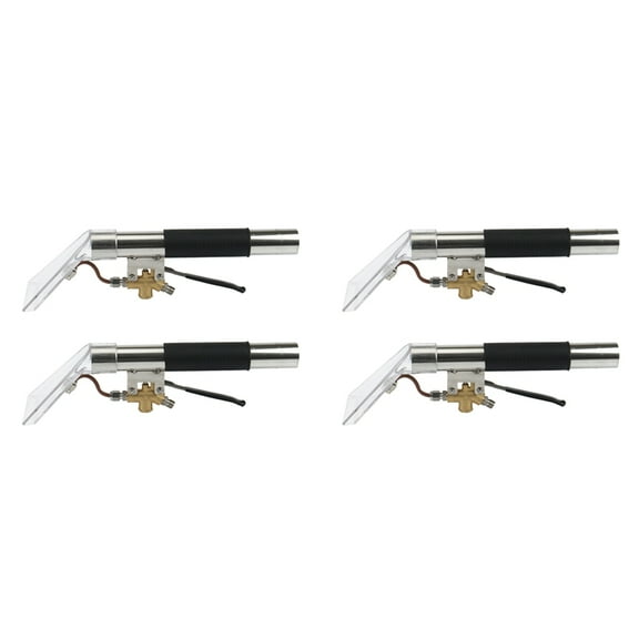 4X Carpet Extractor Upholstery Carpet Cleaning Extractor Machine Auto Furniture Cleaning Hand Tool,4 x Carpet Cleaning Extractor,Silver & Black